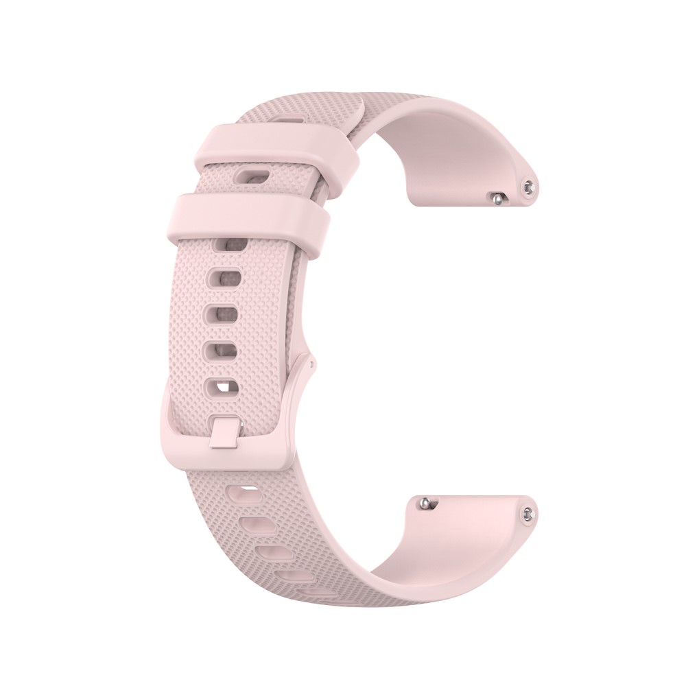  Silikon Armband För Smartwatch - Ljus Rosa (20mm) - Teknikhallen.se