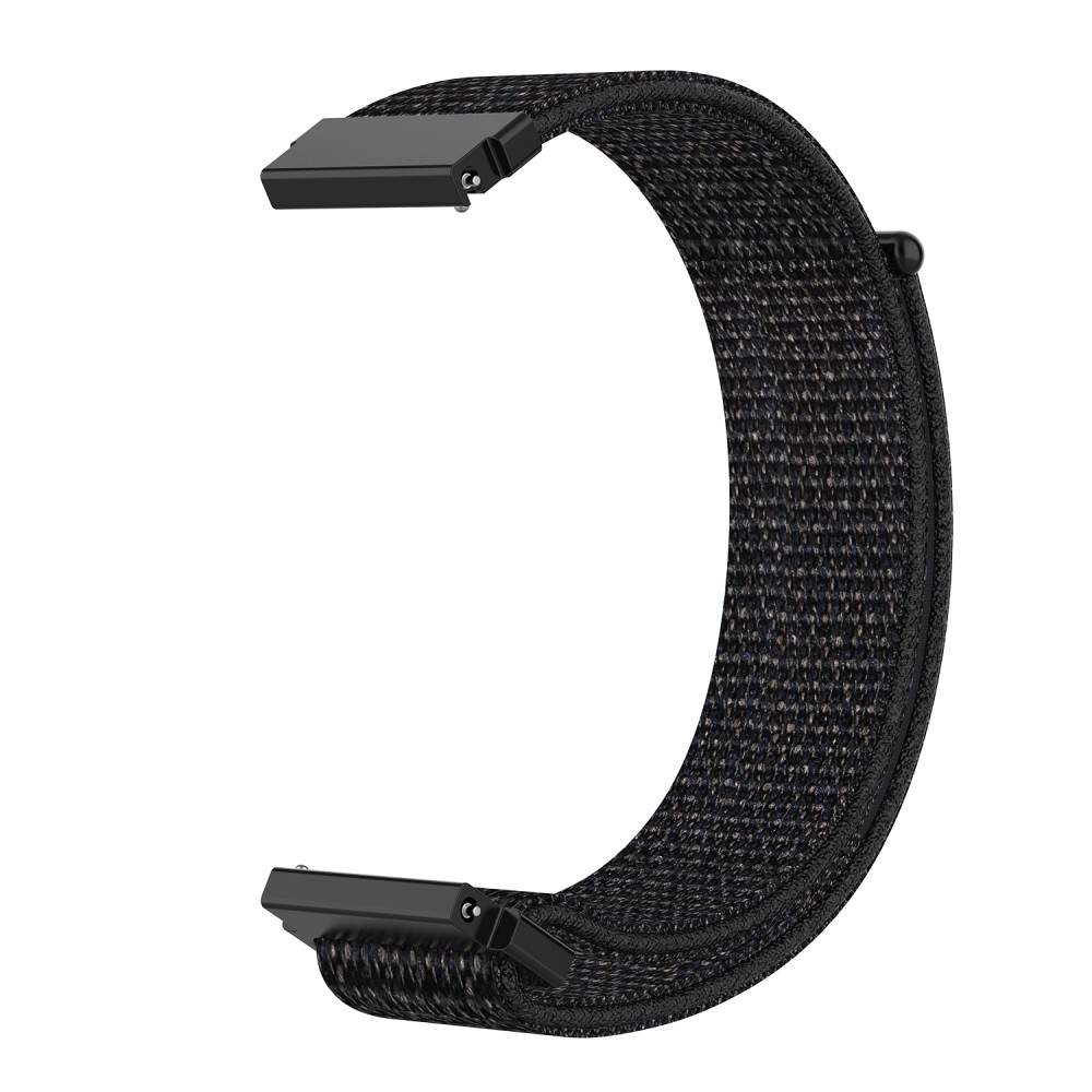  Nylon Armband Med Kardborreband Fäste - Svart (22mm) - Teknikhallen.se