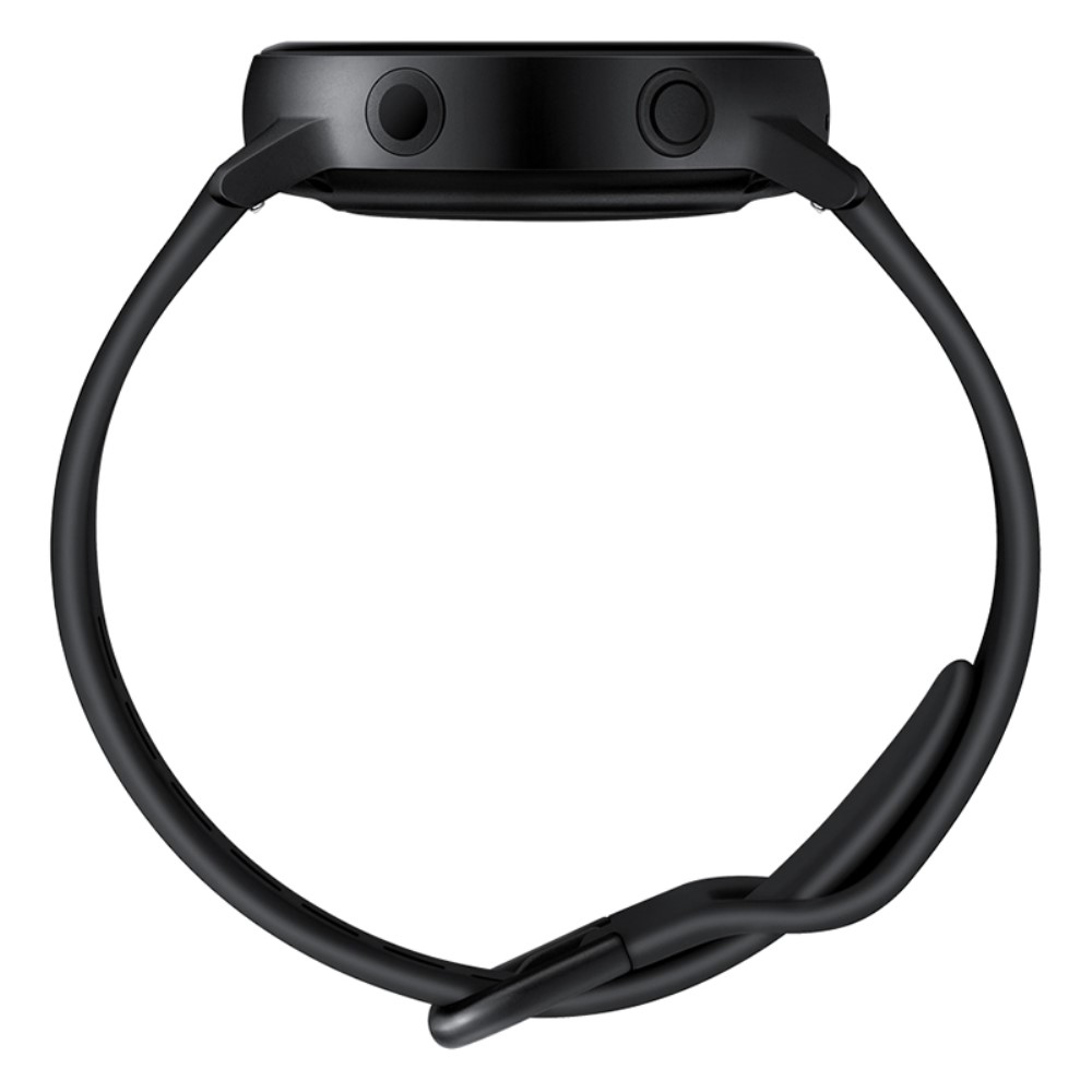  Klassiskt Silikon Armband Smartwatch - Svart (20mm) - Teknikhallen.se
