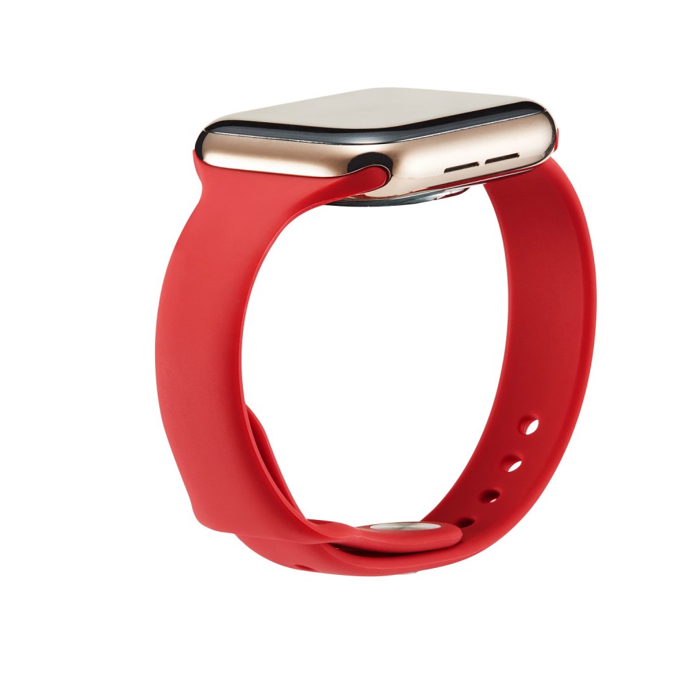  Silikon Armband Apple Watch 42/44/45/49 mm Rd - Teknikhallen.se