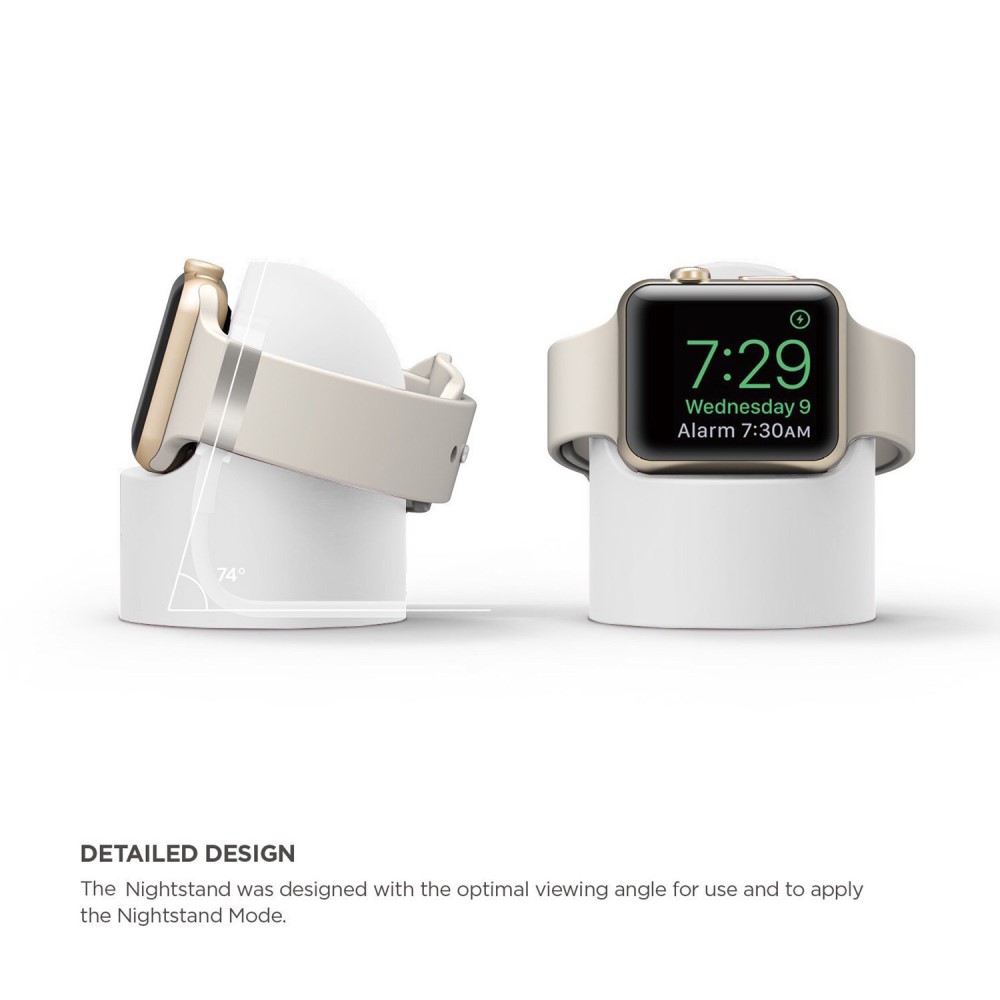  Apple Watch Silikon Stativ Vit - Teknikhallen.se