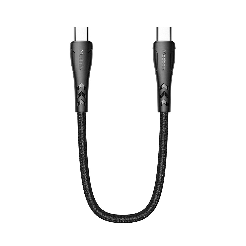 MCDODO MCDODO Snabbladdare 1.2m USB-C - USB-C Nylon Kabel - Svart - Teknikhallen.se