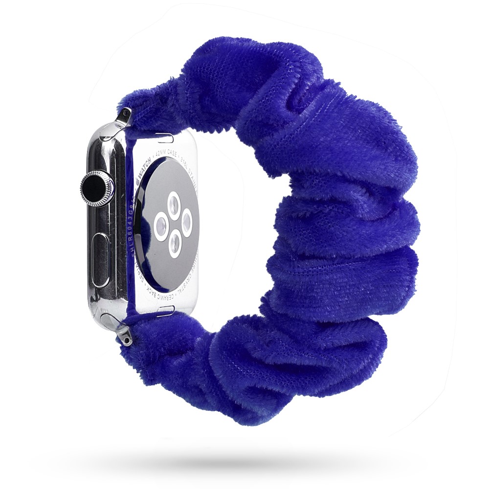  Scrunchie Blue Armband Apple Watch 41/40/38 mm - Teknikhallen.se