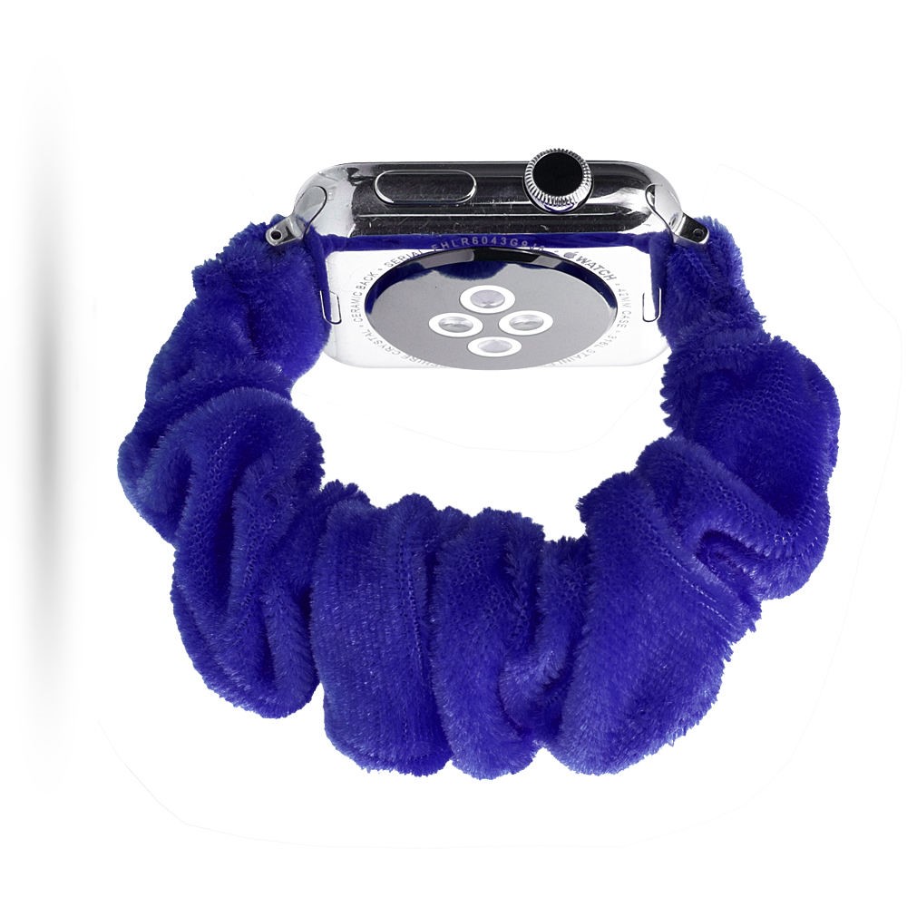  Scrunchie Blue Armband Apple Watch 41/40/38 mm - Teknikhallen.se