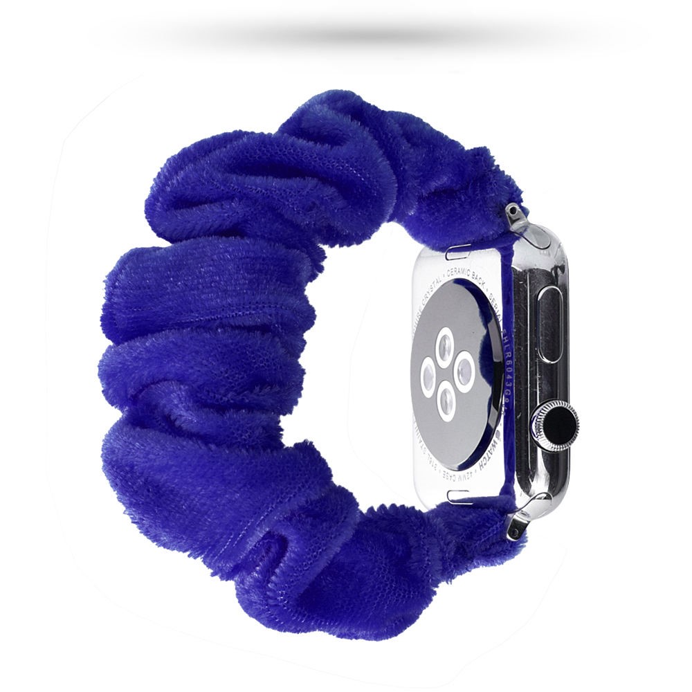  Scrunchie Blue Armband Apple Watch 41/40/38 mm - Teknikhallen.se