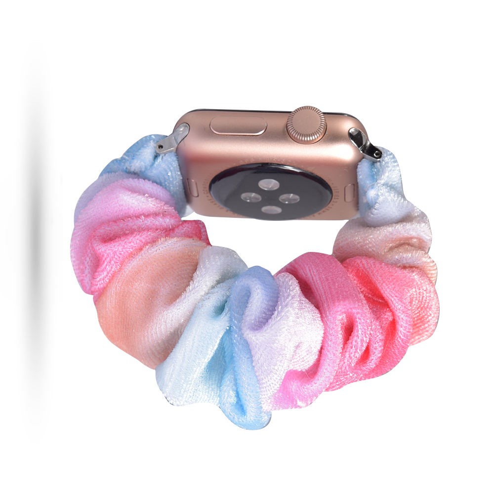  Scrunchie Fade Armband Apple Watch 41/40/38 mm - Teknikhallen.se