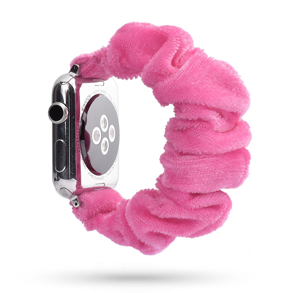  Scrunchie Pink Armband Apple Watch 42/44/45/49 mm - Teknikhallen.se