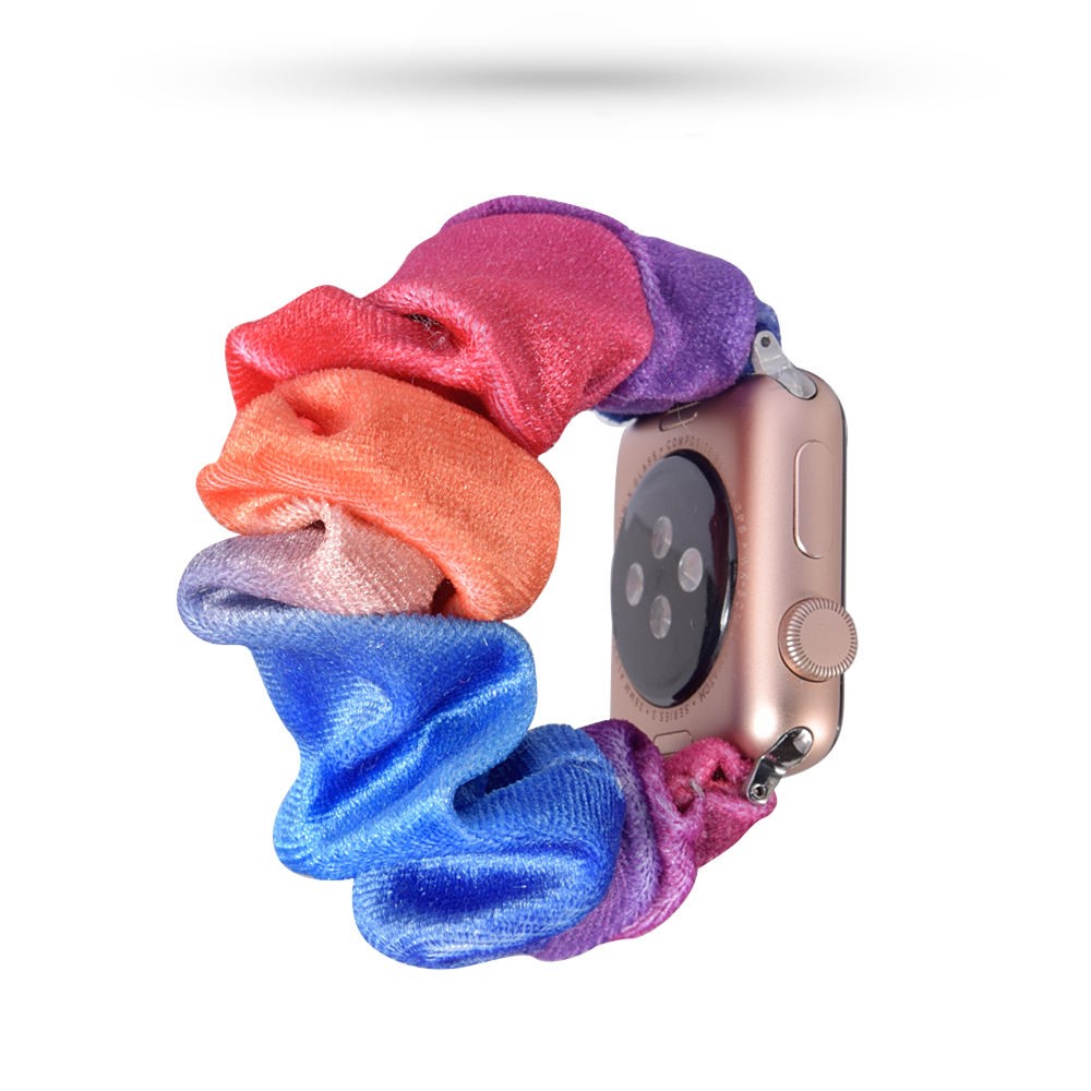  Scrunchie Marble Fade Armband Apple Watch 42/44/45/49 mm - Teknikhallen.se