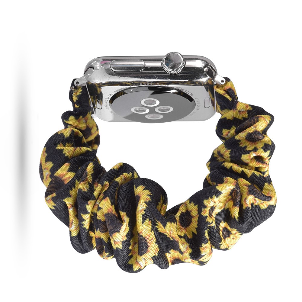  Scrunchie Sunflower Armband Apple Watch 41/40/38 mm - Teknikhallen.se