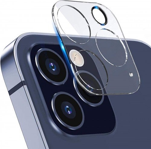  iPhone 12 Pro Max Linsskydd Hrdat Glas Transparent - Teknikhallen.se