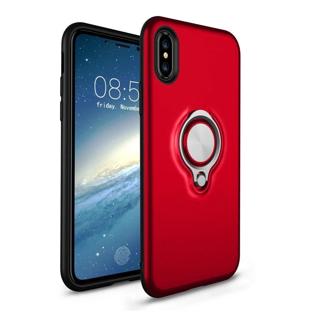  iPhone X/Xs Ringskal Röd - Teknikhallen.se