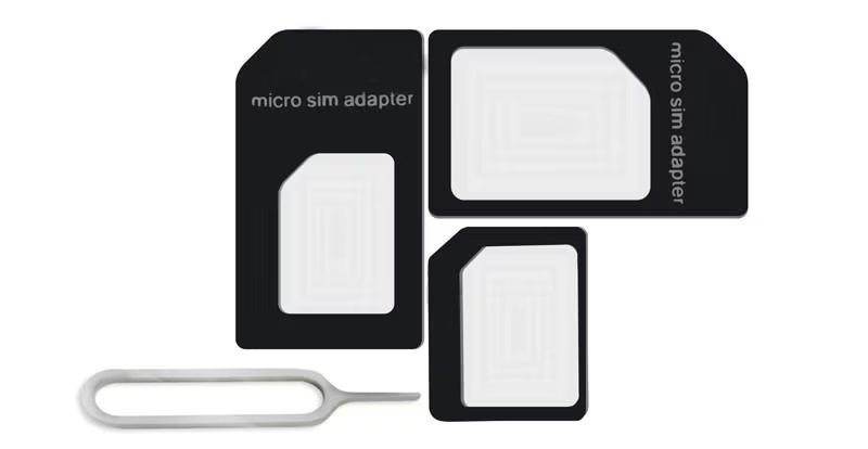  NOOSY Sim-Korts koventerare För Nano Sim-Kort - Svart - Teknikhallen.se