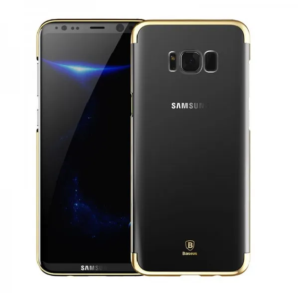 BASEUS Samsung Galaxy S8 Plus - Baseus Metallic Skal - Guld - Teknikhallen.se