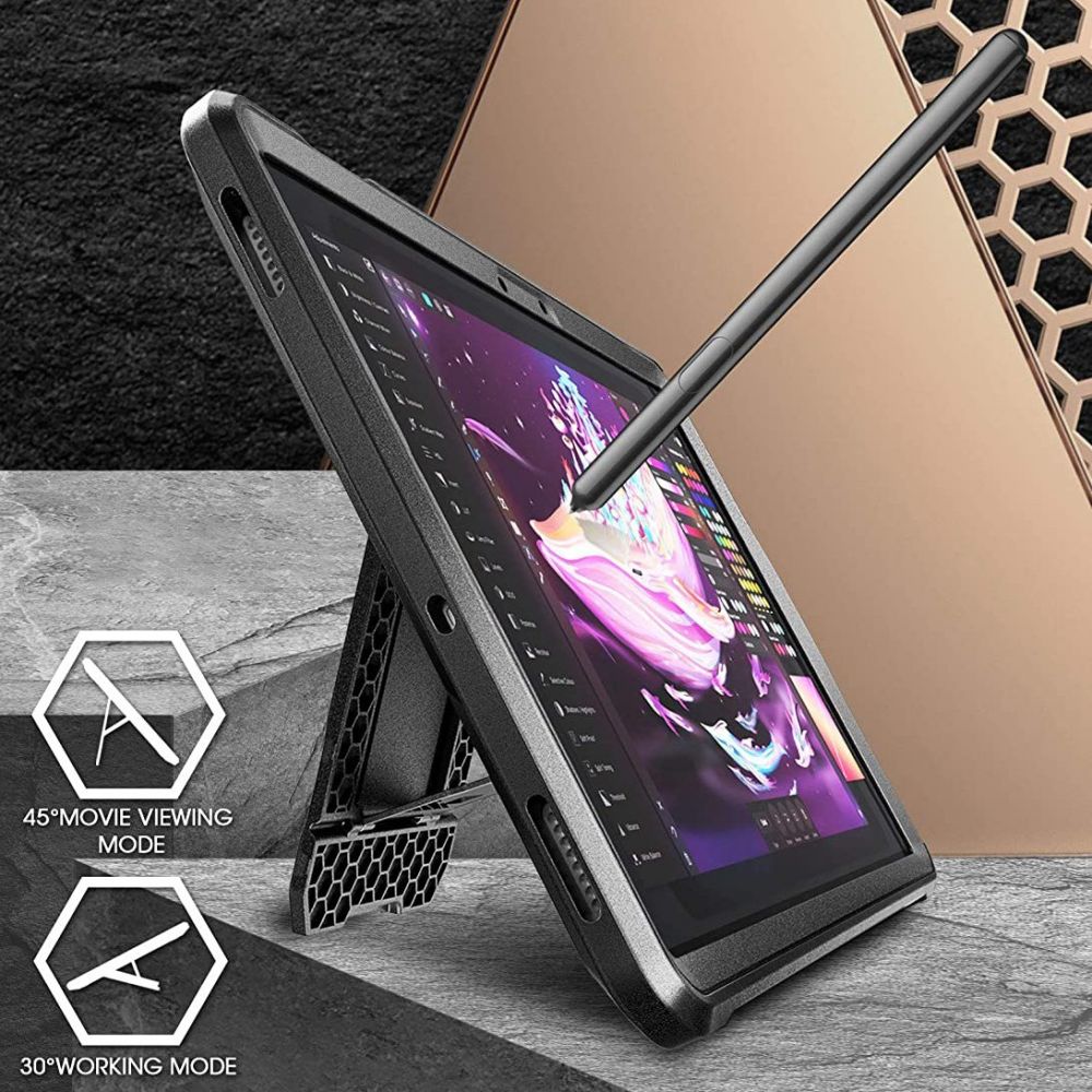 Supcase Supcase Samsung Galaxy Tab S7 / S8 Skal Unicorn Beetle Pro Svart - Teknikhallen.se