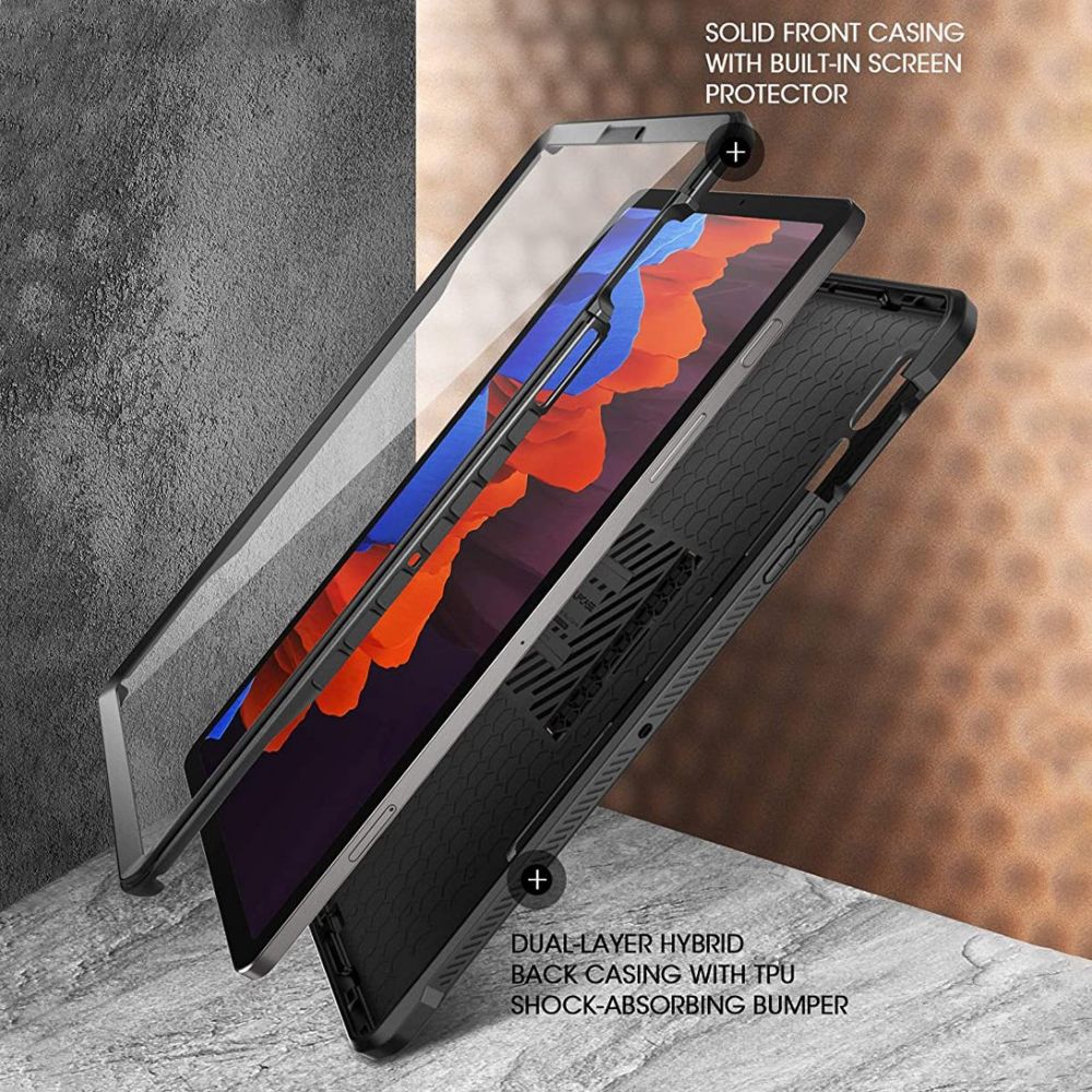 Supcase Supcase Samsung Galaxy Tab S7 / S8 Skal Unicorn Beetle Pro Svart - Teknikhallen.se