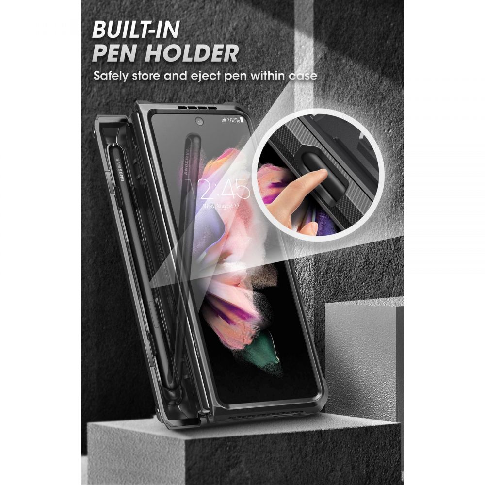 Supcase Supcase Samsung Galaxy Z Fold 3 Skal Unicorn Beetle Pro Svart - Teknikhallen.se