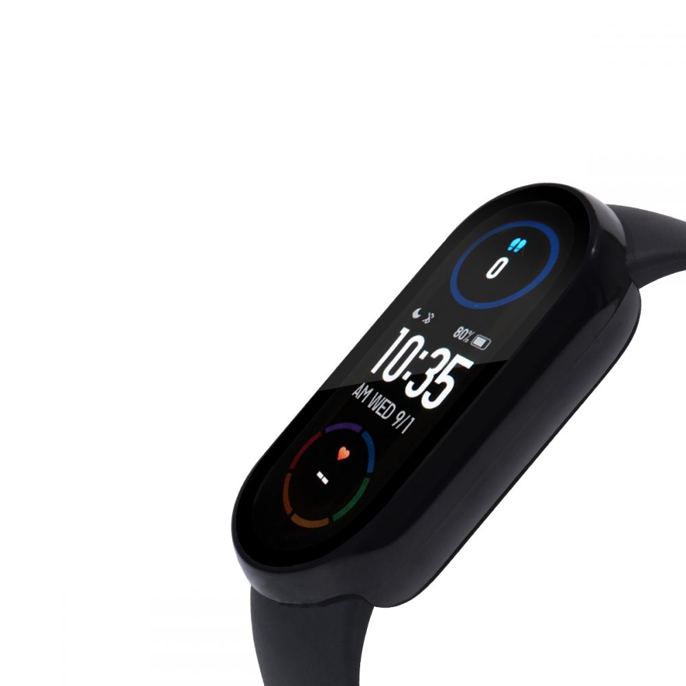 Tech-Protect Tech-Protect Xiaomi Mi Band 3/4/5/6 Skrmskydd 360 Defense Svart - Teknikhallen.se