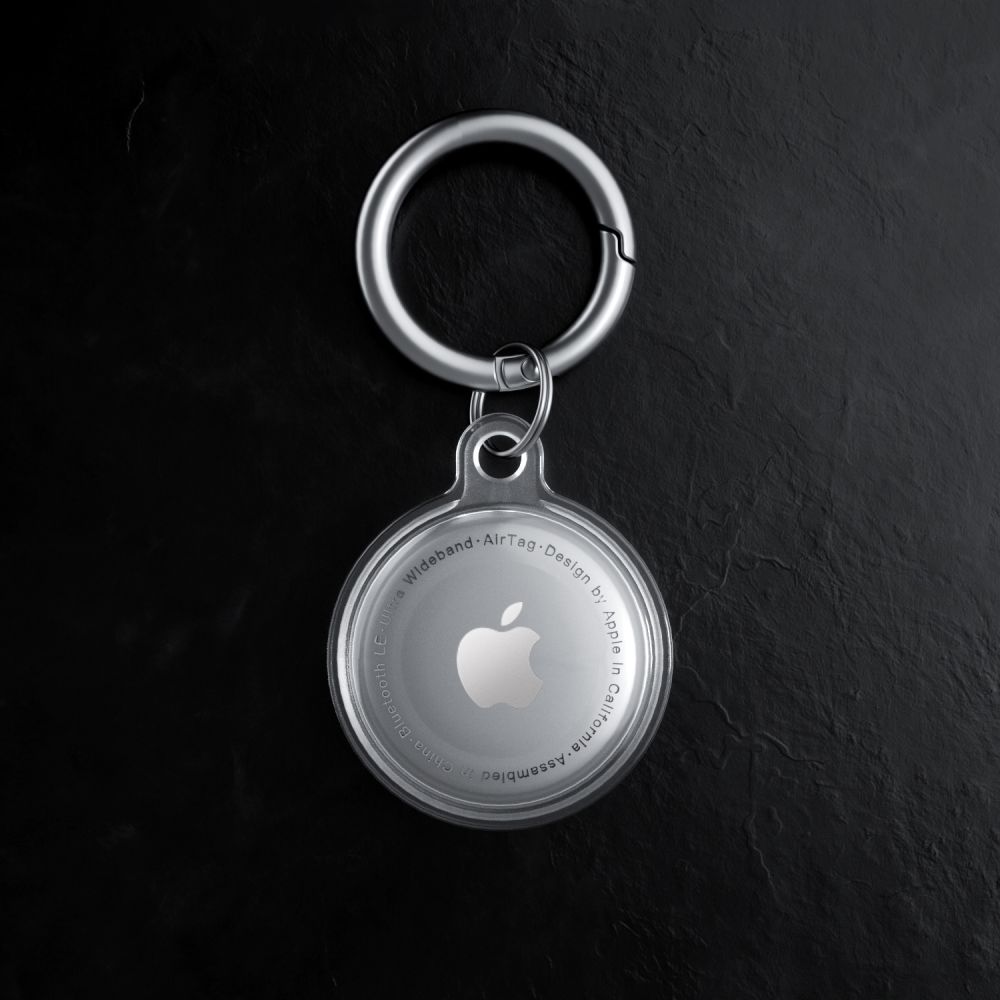 Tech-Protect Tech-Protect Apple AirTag Hållare Nyckelring Icon Transparent - Teknikhallen.se