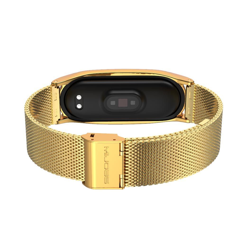 Tech-Protect Tech-Protect Milanese Metall Armband Xiaomi Mi Smart Band 5/6 Guld - Teknikhallen.se