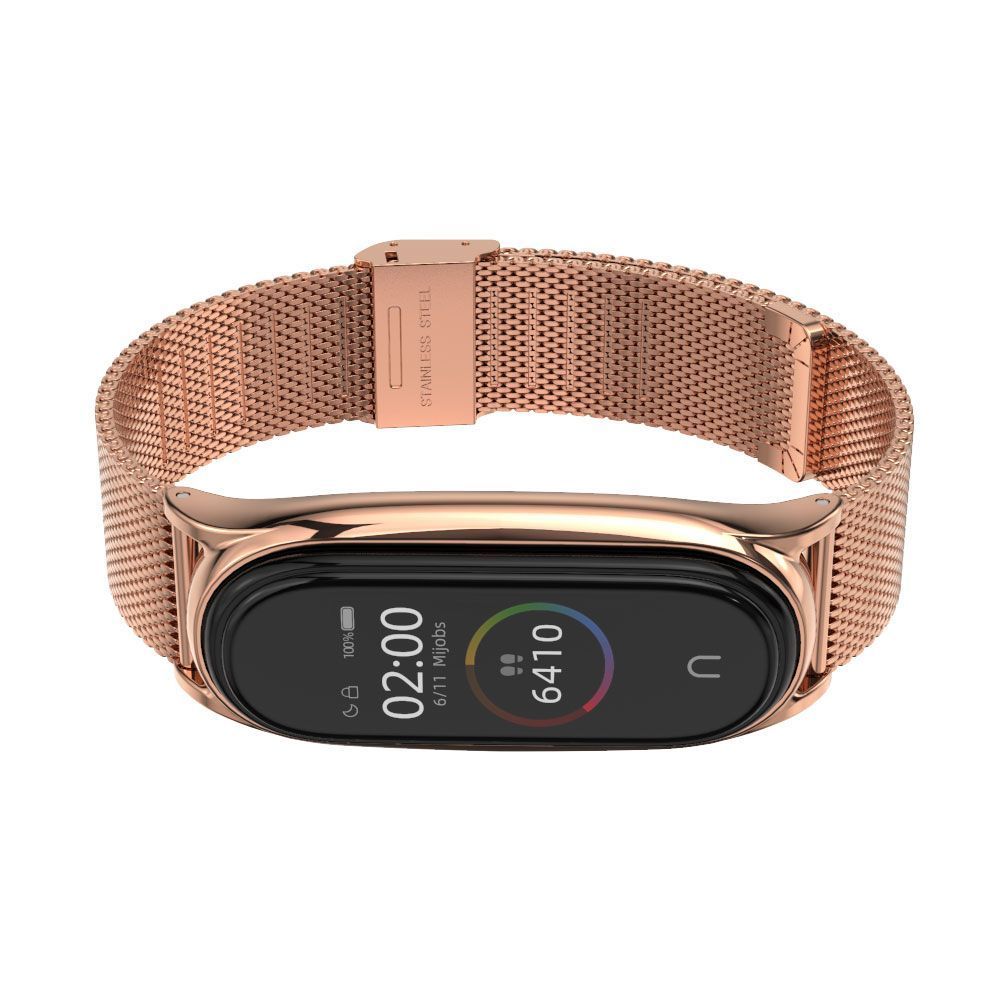 Tech-Protect Tech-Protect Milanese Metall Armband Xiaomi Mi Smart Band 7 Rosguld - Teknikhallen.se