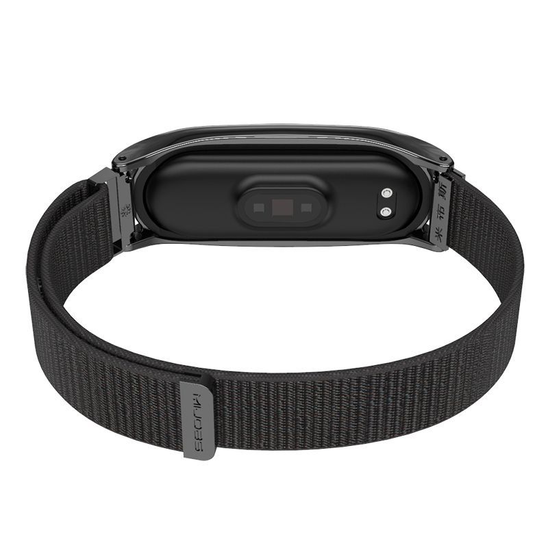 Tech-Protect Tech-Protect Xiaomi Mi Smart Band 5 / 6 Nylon Armband Svart - Teknikhallen.se