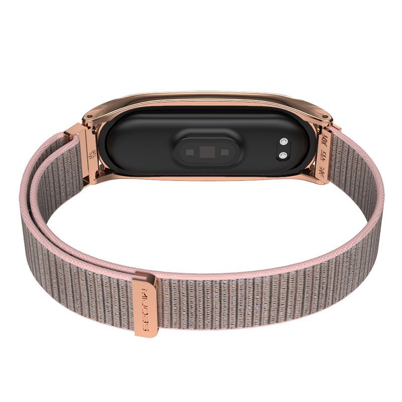 Tech-Protect Tech-Protect Xiaomi Mi Smart Band 5 / 6 Nylon Armband Rosguld - Teknikhallen.se