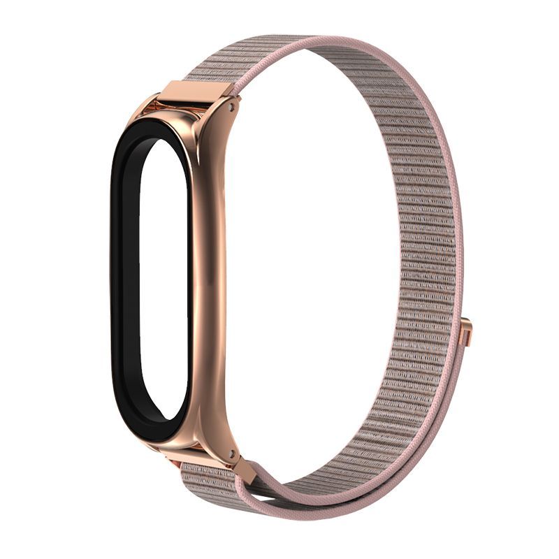 Tech-Protect Tech-Protect Xiaomi Mi Smart Band 5 / 6 Nylon Armband Rosguld - Teknikhallen.se