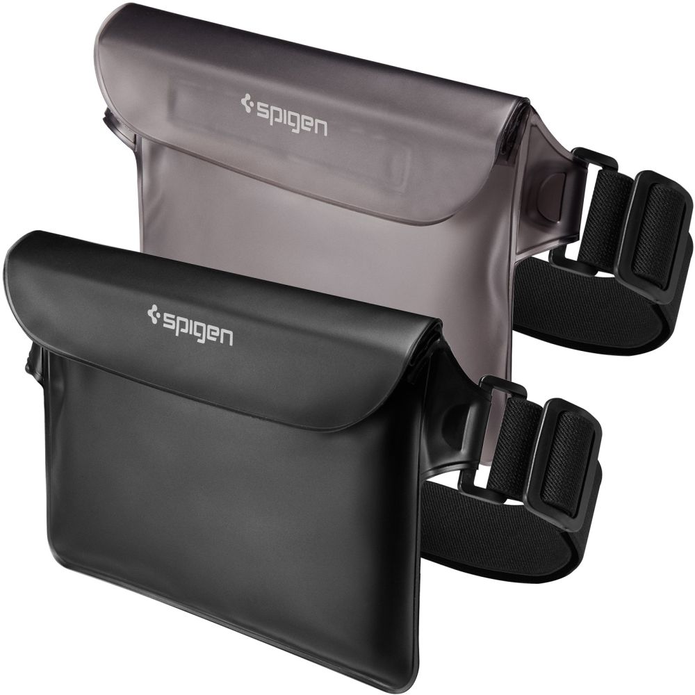 Spigen Spigen 2-PACK Universal Vattentt Midjevska Svart - Teknikhallen.se