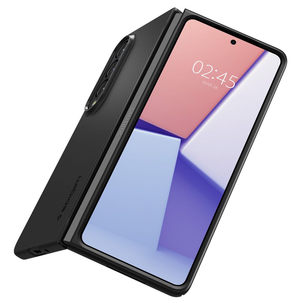 Spigen Spigen Samsung Galaxy Z Fold 4 Skal AirSkin Svart - Teknikhallen.se