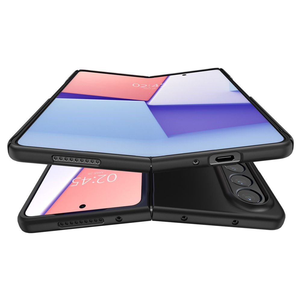 Spigen Spigen Samsung Galaxy Z Fold 4 Skal AirSkin Svart - Teknikhallen.se