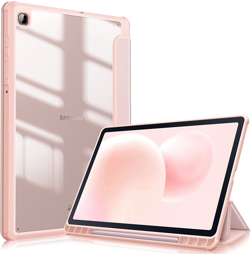 Tech-Protect Tech-Protect Galaxy Tab S6 Lite 10.4 Fodral SmartCase Hybrid Rosa - Teknikhallen.se