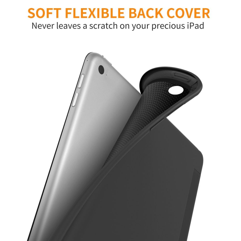 Tech-Protect Tech-Protect iPad 9.7 2017/2018 Fodral SmartCase Svart - Teknikhallen.se