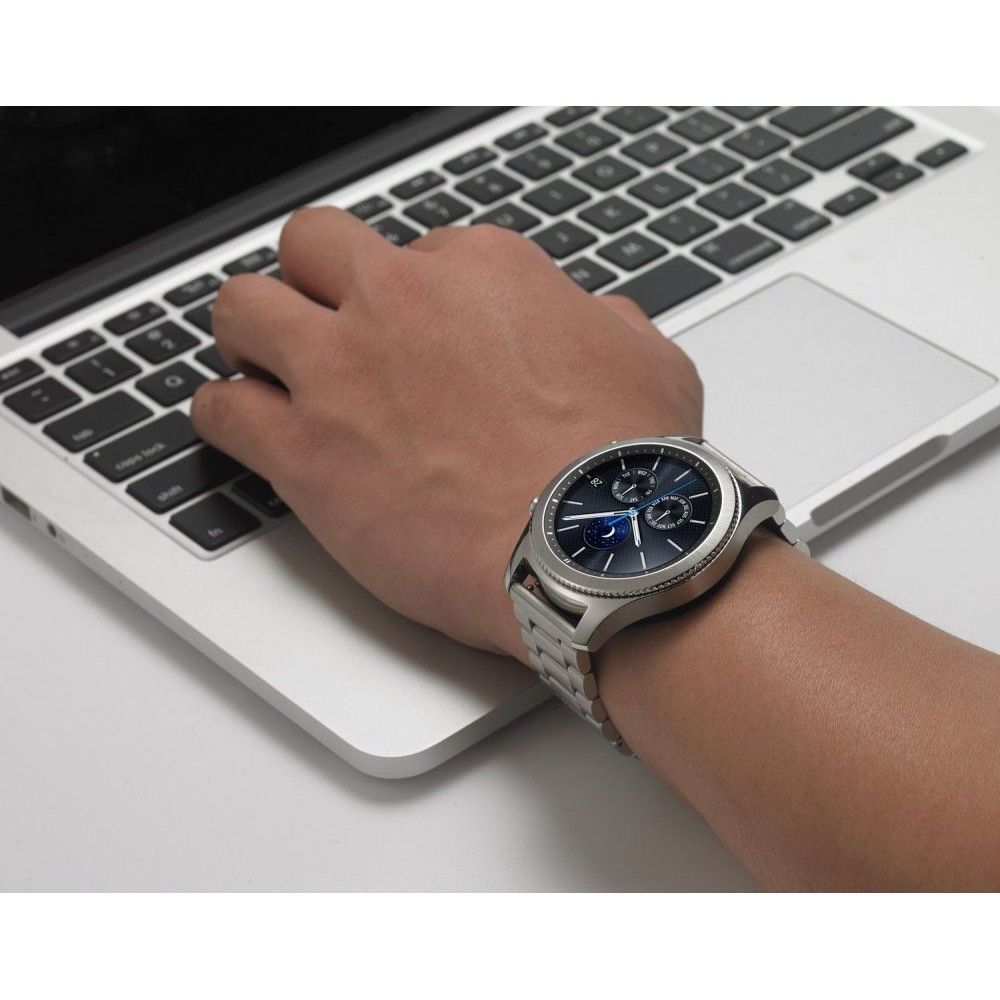 Tech-Protect Tech-Protect Galaxy Watch 3 45mm Armband Stainless Svart - Teknikhallen.se