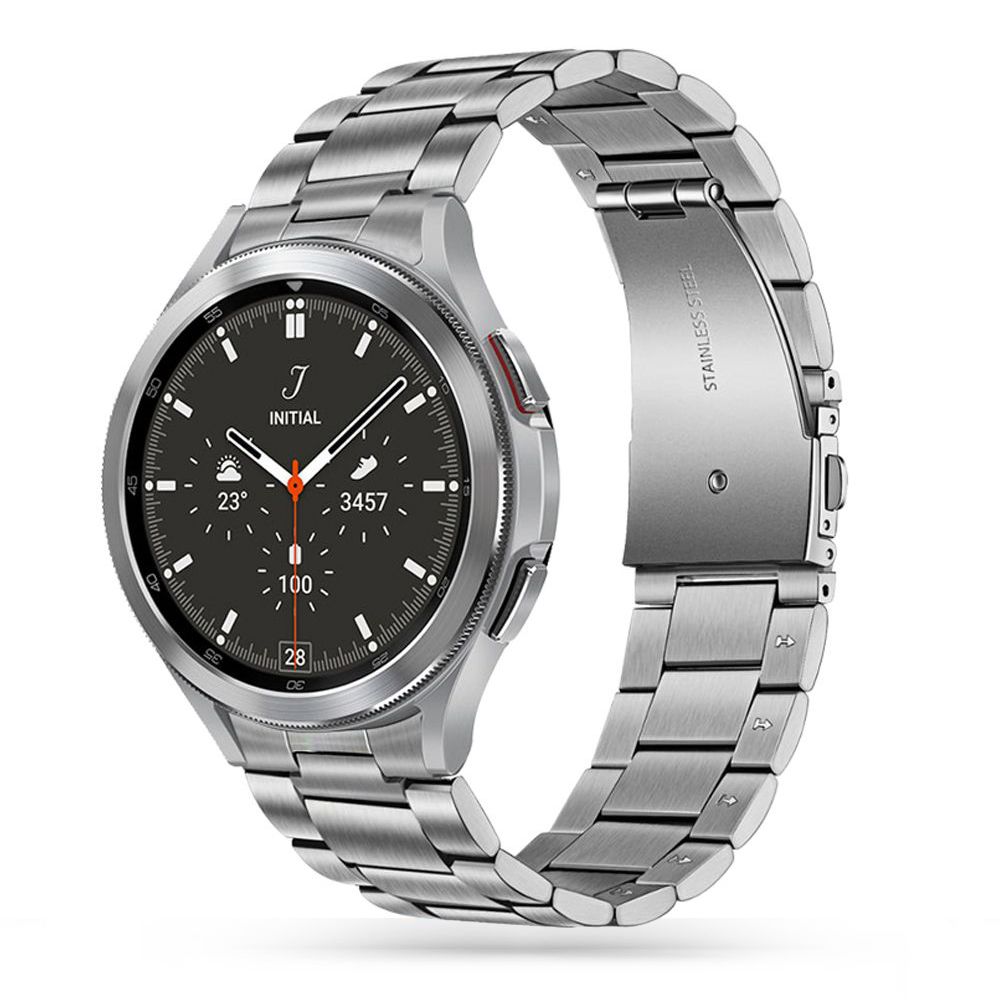 Tech-Protect Tech-Protect Galaxy Watch 4 Armband Stainless Silver - Teknikhallen.se