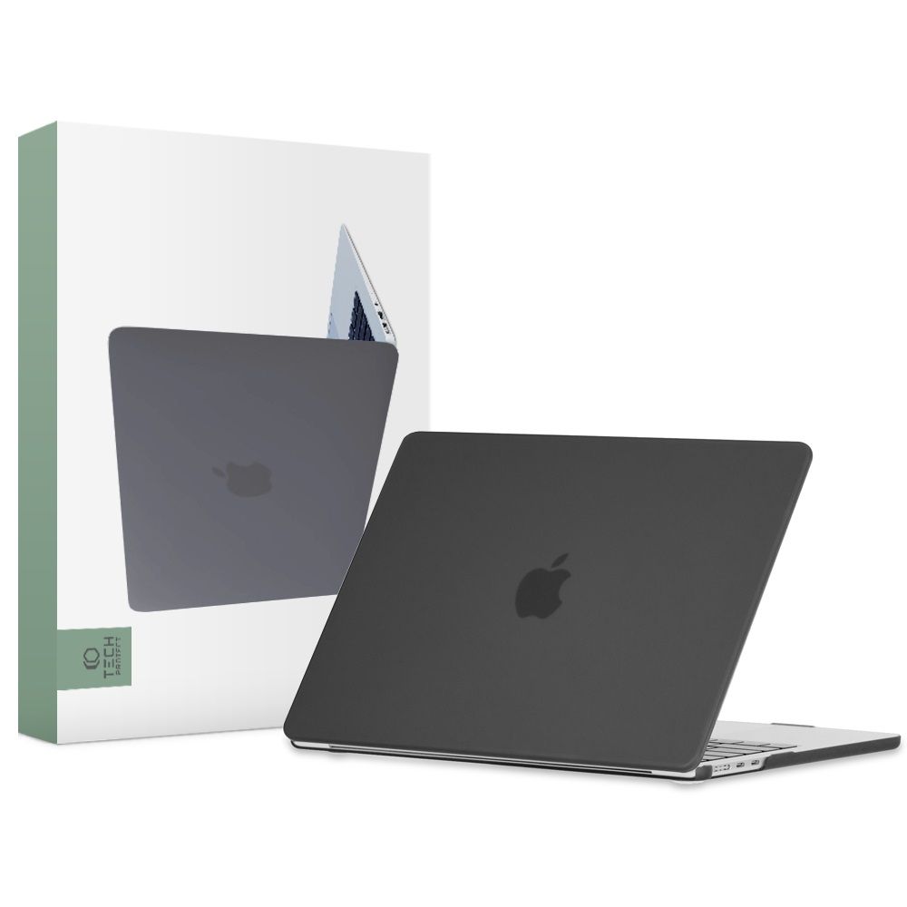 Tech-Protect Tech-Protect MacBook Air 13 2022-2024 Skal SmartShell Matt Svart - Teknikhallen.se