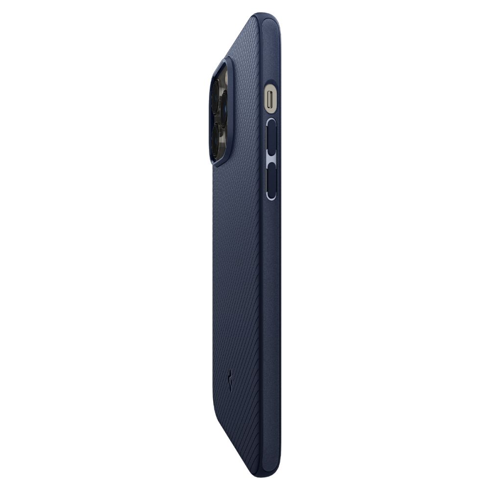 Spigen Spigen iPhone 14 Pro Max Skal MagSafe Mag Armor Navy Blue - Teknikhallen.se