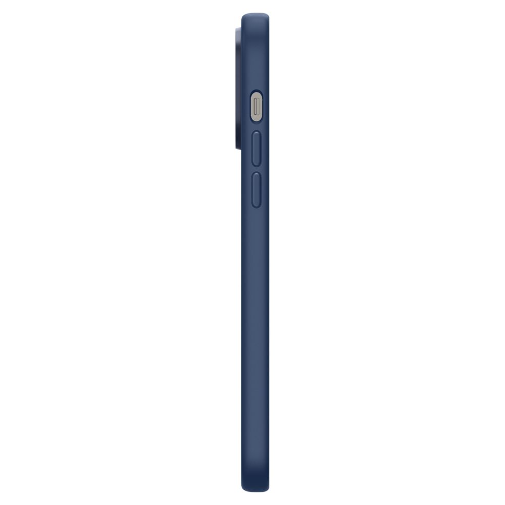 Spigen Spigen iPhone 14 Pro Max Skal Silicone Fit Mag MagSafe Navy Blue - Teknikhallen.se