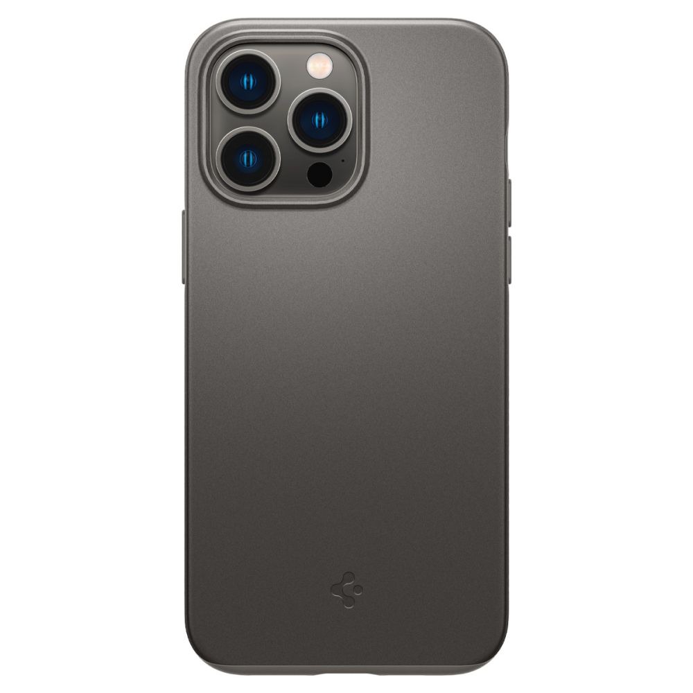 Spigen Spigen iPhone 14 Pro Max Skal Thin Fit Gunmetal - Teknikhallen.se