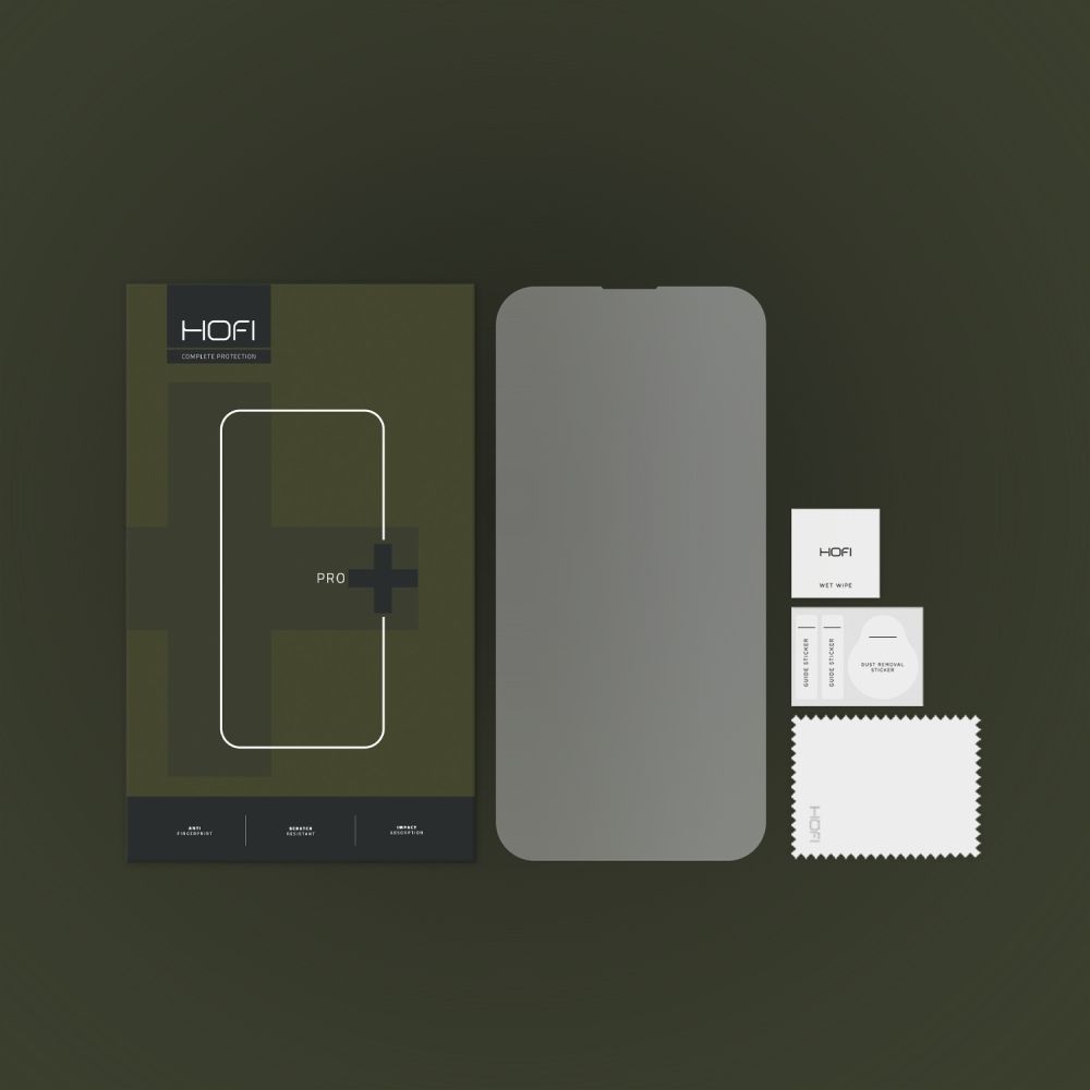 HOFI HOFI iPhone 14 Pro Max Skrmskydd Pro+ Hrdat Glas Transparent - Teknikhallen.se