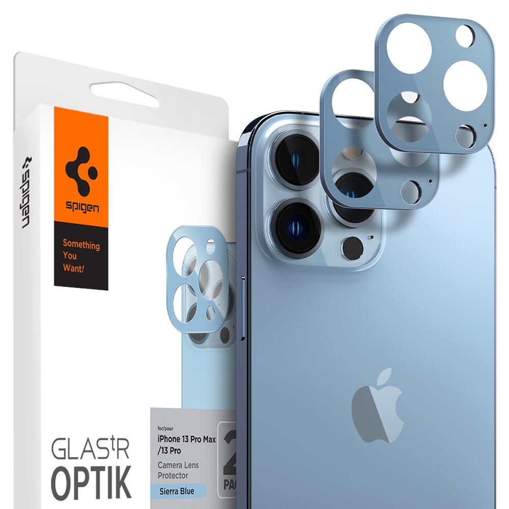 Spigen Spigen iPhone 13 Pro / 13 Pro Max 2-PACK Optik.tR Linsskydd Hrdat Glas - Teknikhallen.se