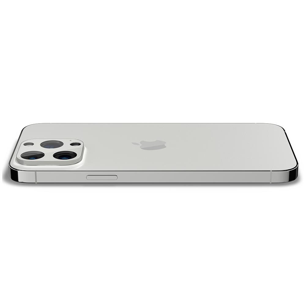 Spigen Spigen iPhone 13 Pro / 13 Pro Max 2-PACK Optik.tR Linsskydd Hrdat Glas Silver - Teknikhallen.se