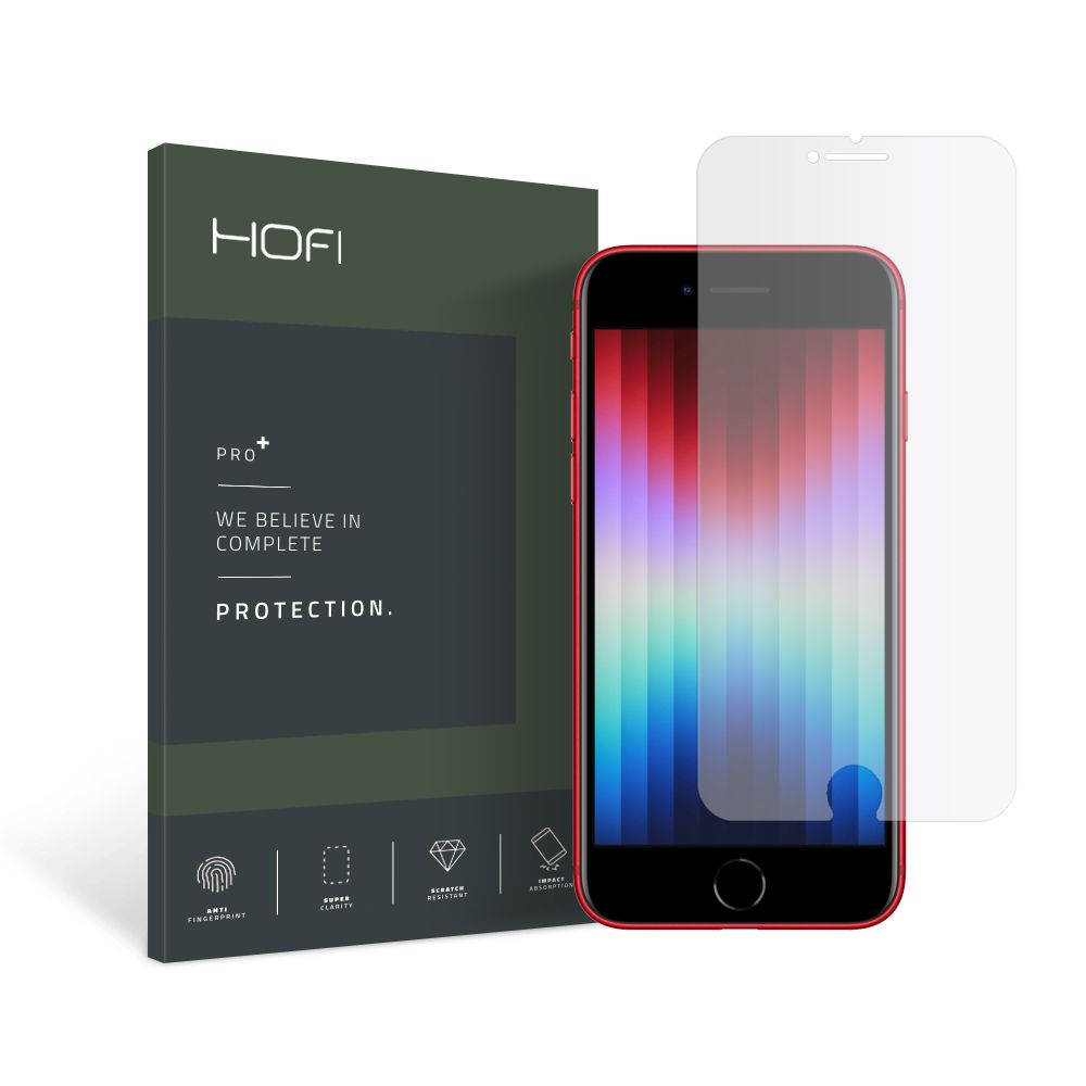 HOFI HOFI iPhone 7/8/SE Skrmskydd Pro+ Hrdat Glas - Teknikhallen.se