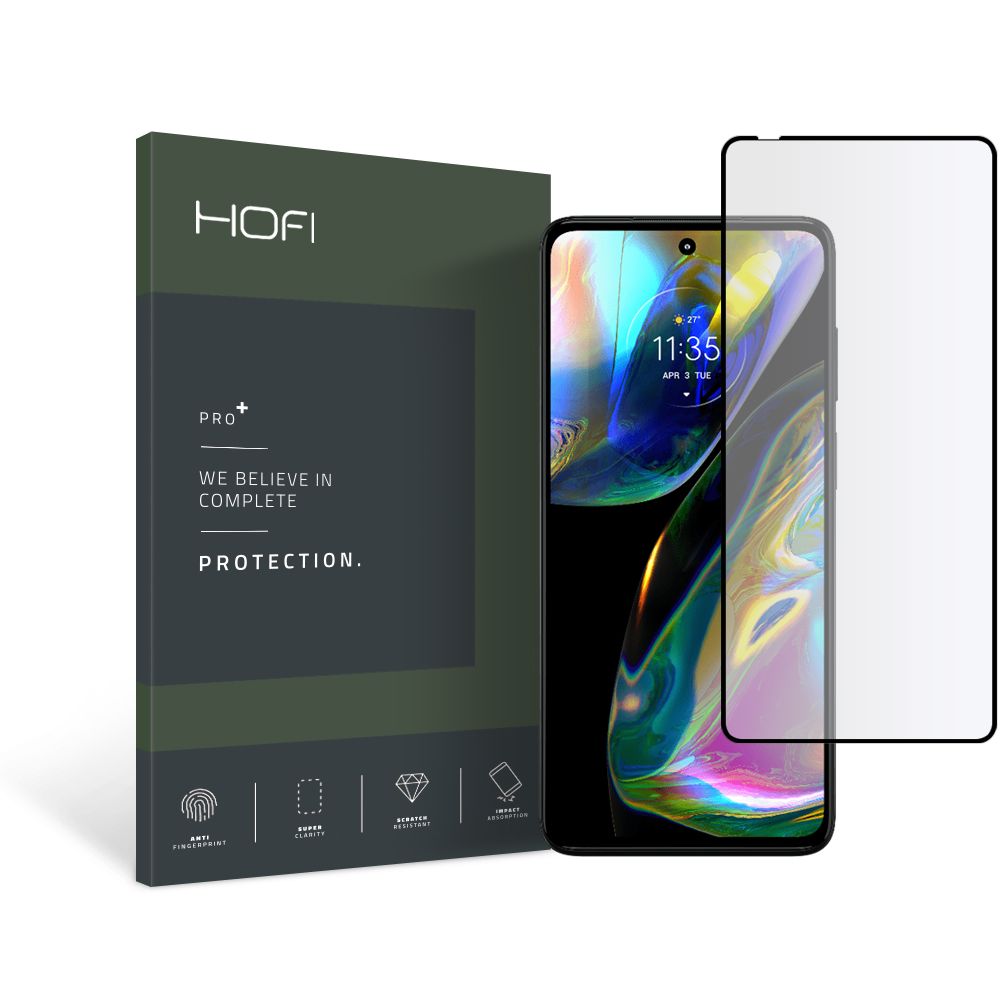 HOFI HOFI Motorola Moto G52/G82 5G Skrmskydd Pro+ Heltckande Hrdat Glas - Teknikhallen.se