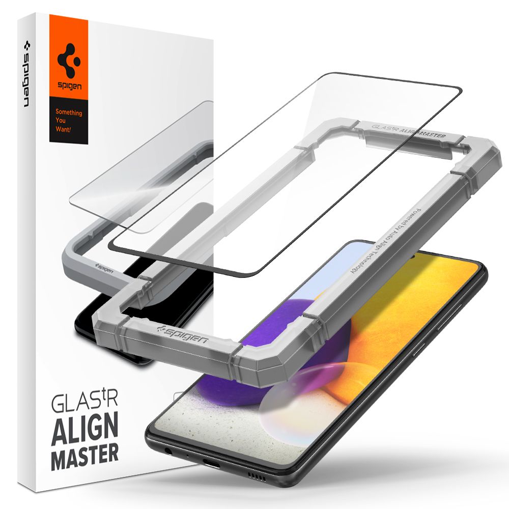 Spigen Spigen Galaxy A52 / A52s ALM Glas FC Heltckande Skrmskydd - Teknikhallen.se