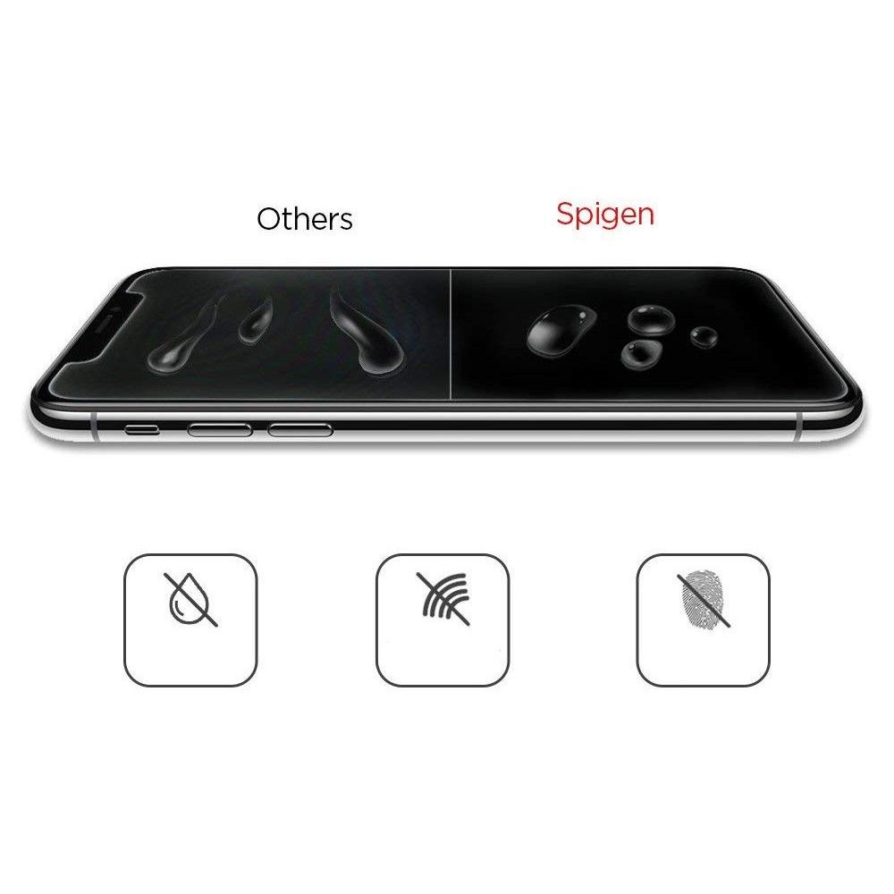 Spigen Spigen iPhone 11 Pro/X/Xs Skrmskydd Slim Glas.tR Hrdat Glas - Teknikhallen.se