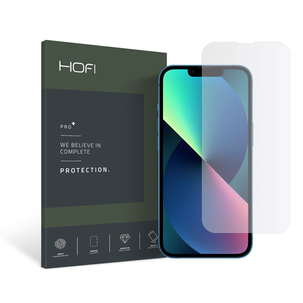 HOFI HOFI iPhone 14 / 13 / 13 Pro Skrmskydd Pro+ Hybrid Glas - Teknikhallen.se