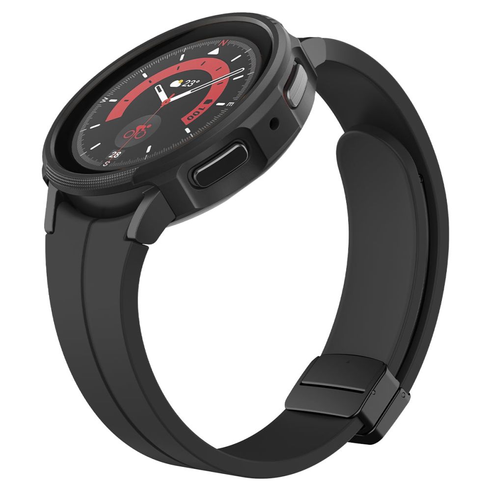 Spigen Spigen Galaxy Watch 5 Pro 45mm Skal Liquid Air Matt Svart - Teknikhallen.se