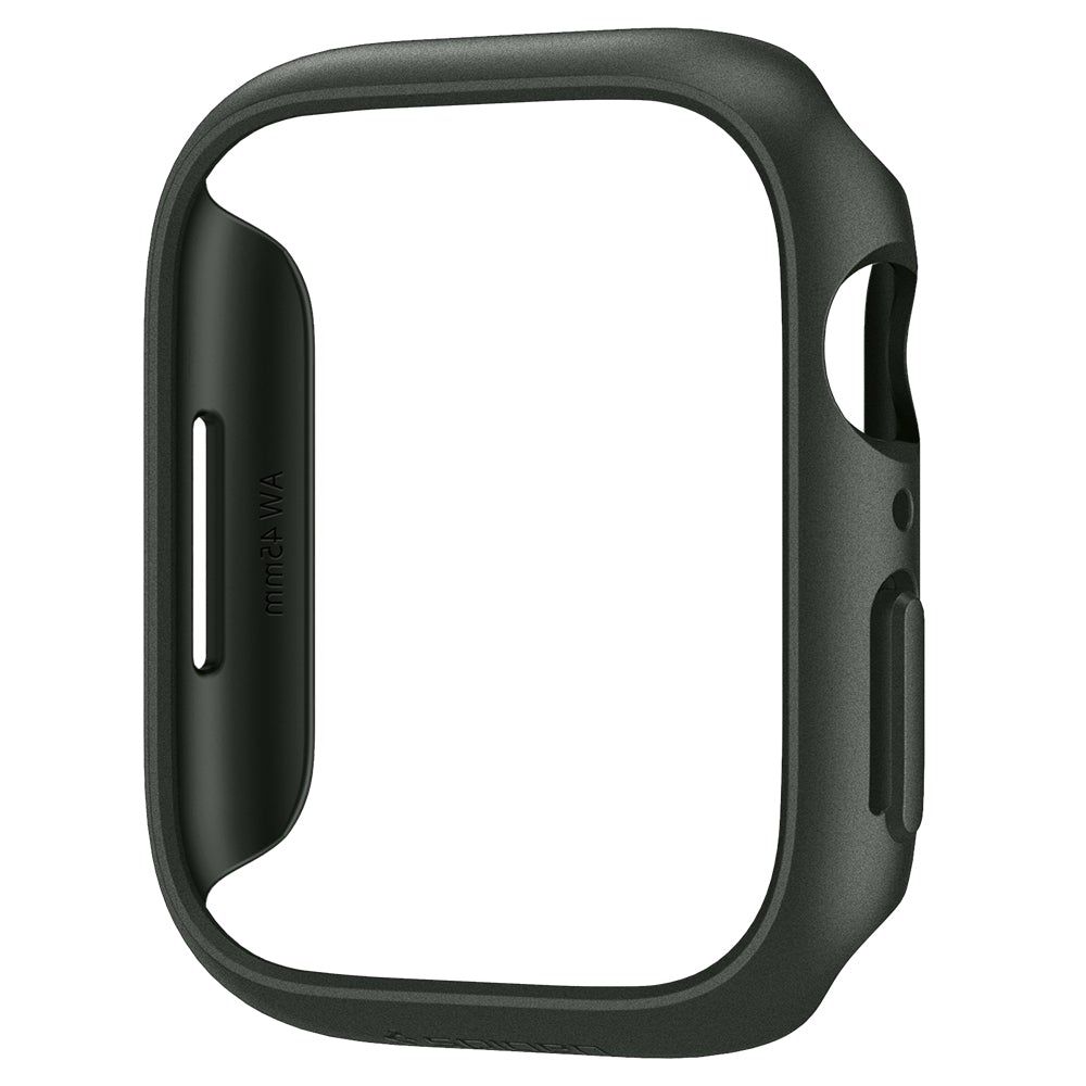 Spigen Spigen Apple Watch 7/8 45 mm Skal Thin Fit Militär Grön - Teknikhallen.se