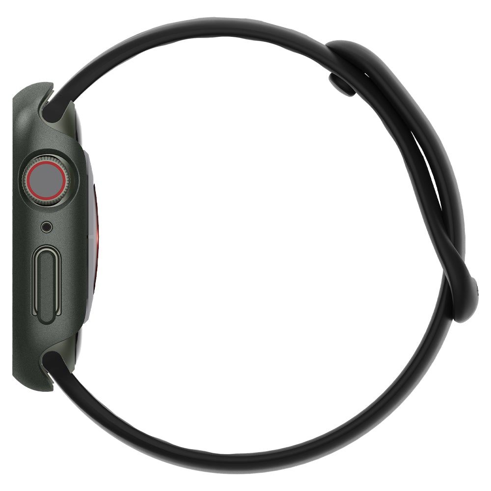 Spigen Spigen Apple Watch 7/8 45 mm Skal Thin Fit Militär Grön - Teknikhallen.se