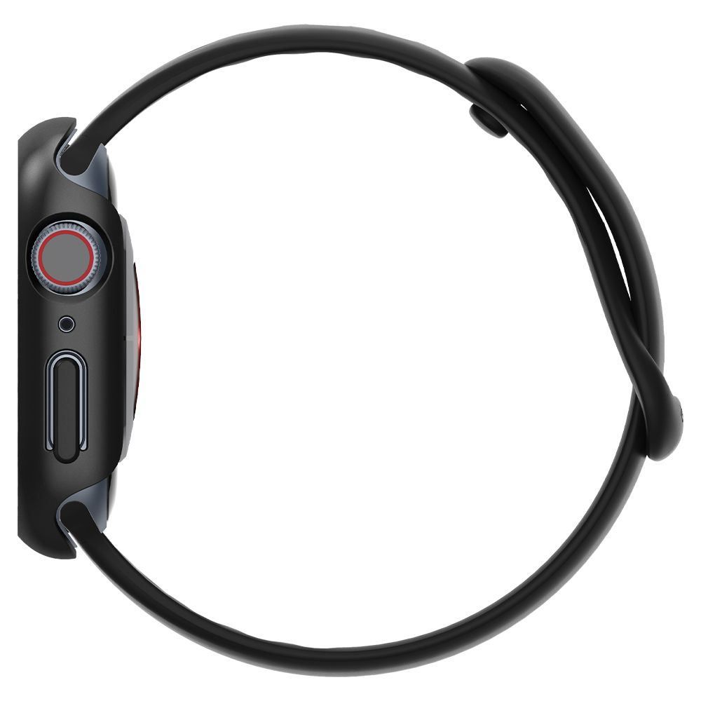 Spigen Spigen Apple Watch 7/8 45 mm Skal Thin Fit Svart - Teknikhallen.se